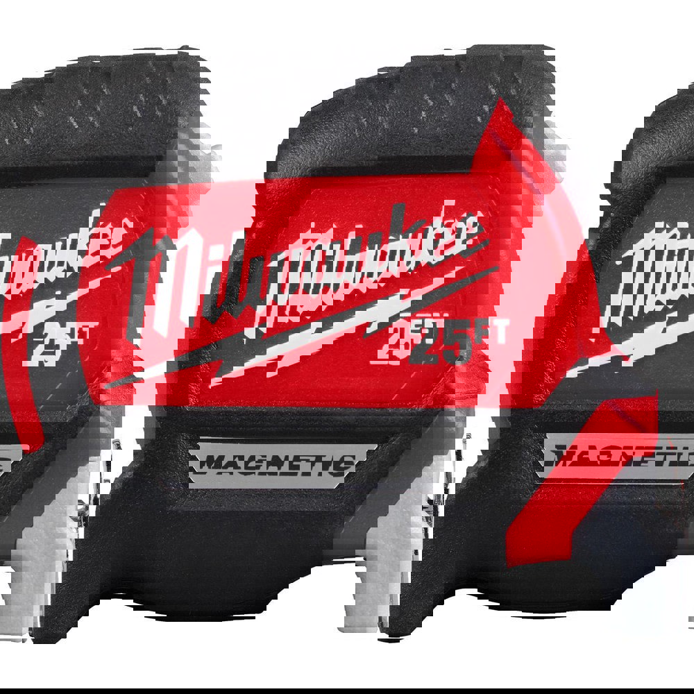 Tape Measures; Length Ft.: 25.000 ; Graduation (Inch): 1/16 ; Blade Material: Steel ; Standout Length (Feet): 15.00 ; Case Type: Closed ; Rewind Type: Manual